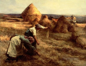 Leon Augustin Lhermitte Painting - The Gleaners rural scenes peasant Leon Augustin Lhermitte